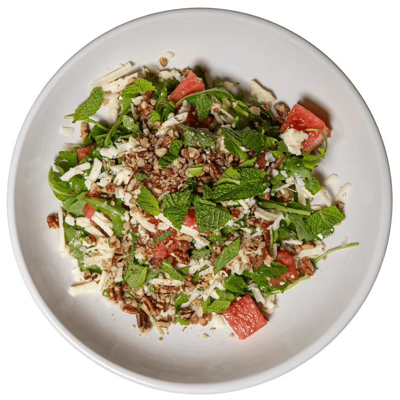 Arugula Mint Watermelon Salad