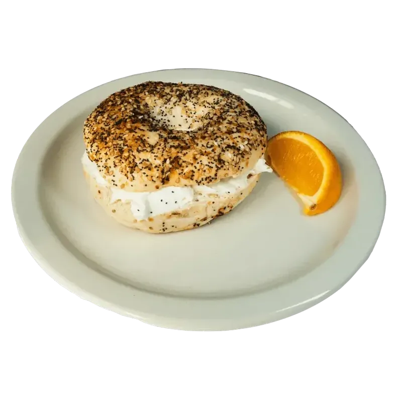 Everything Bagel w/ Cream Chz, Feta Spread or Hummus